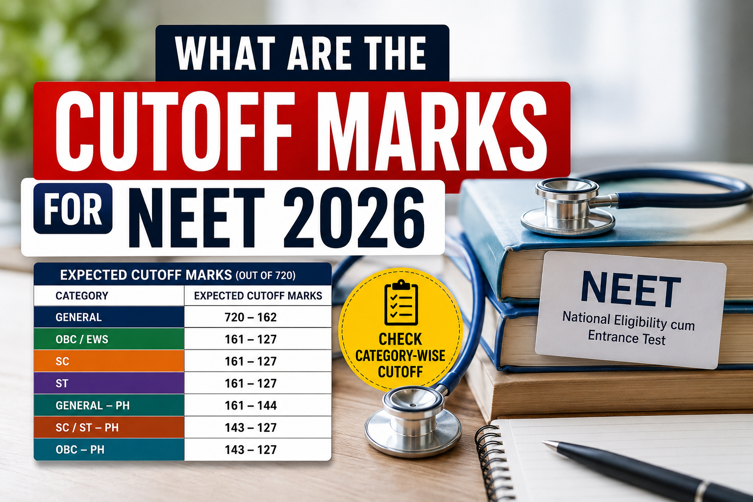 What Are the Cutoff Marks for NEET 2026